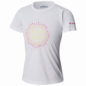 Columbia Shine Brighter™ Shortärmad Skjorta Flickor Vita (EMSPV7639)